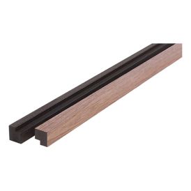 Endalisti fyrir hljóðdempandi plötu 22x25x3000mm 2stk hnota