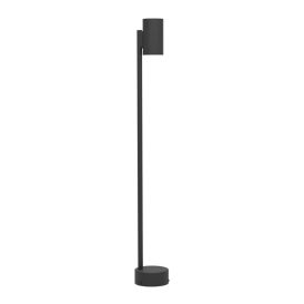 Garðljós GU10 Izzalini 85 cm IP44 svart stál