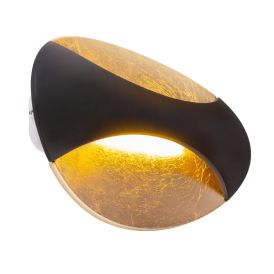 Veggljós LED Alexandra 21x15cm Globo svart