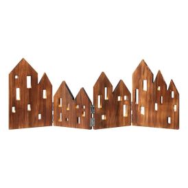 Borðskraut jólaþorp 71,5cm Markslöjd