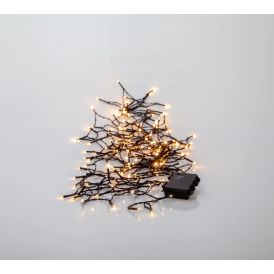 Jólasería hlý með tímastillir 11,2m 160 LED rafhlöðu Eglo