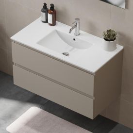 Baðinnrétting með handlaug 90 cm Camden Integrated Marakesh