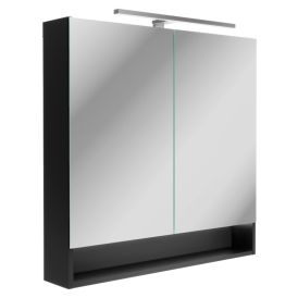 Speglaskápur með ljósi LED 800x798x153mm Camargue
