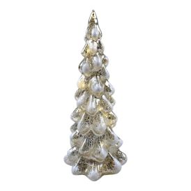 Jólaskraut jólatré Ø10,5x25,5 cm silfur Gamle Apotek