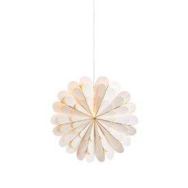 Jólastjarna upphengd Ø45 cm E14 Marigold hvít