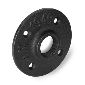 Veggfesting fyrir hillukerfi Ø86mm 3/4″ Rusticline RT1 svört