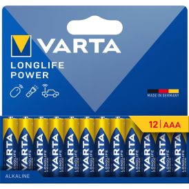 Rafhlaða AAA Varta Longlife Power 12stk