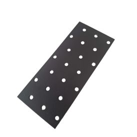 Gataplata 60x140x2 mm Jasa galv svört