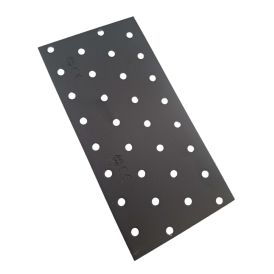 Gataplata 80x160x2 mm Jasa galv svört