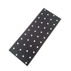 Gataplata 80x200x2 mm Jasa galv svört