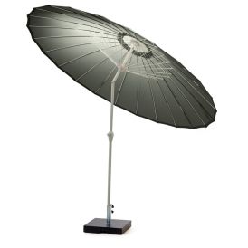 Sólhlíf Eva með sveif og halla Ø270cm Sunfun svört/græn