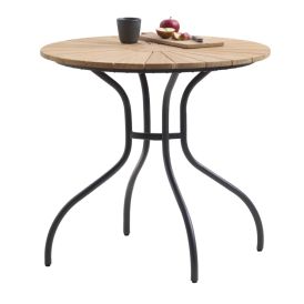 Garðborð Ø80 cm Sunfun Sophie tekk