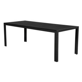 Garðborð 205x90x75 cm Sunfun Bordeaux svart