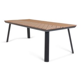 Garðborð Cille nonwood/ál 220x100cmSunfun