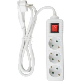 Fjöltengi með rofa 3F 1,4m Airam