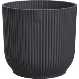 Blómapottur Vibes Fold Round Ø18cm svartur Elho