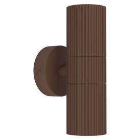 Veggljós 2xGU10 Tomelloso IP44 Eglo rust