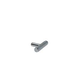 Hnúður T rifflaður 50x12x34mm króm
