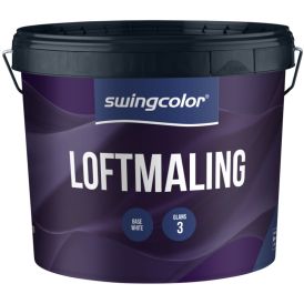 Loftmálning hvítur grunnur 9L Swingcolor