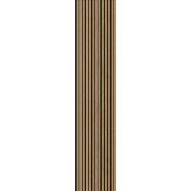 Hljóðdempandi plata olíuborin eik 2400x520x18 mm Treetops