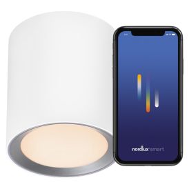 Loftljós Landon Smart 2700-6500K hvítt 14cm