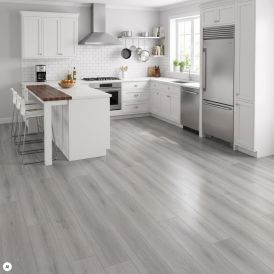 Harðparket Grey Oak Anelyst Essence 1216x196x12mm 1,91m²