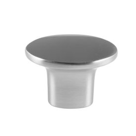 Hnúður Ø37 mm Jasa burstað stál