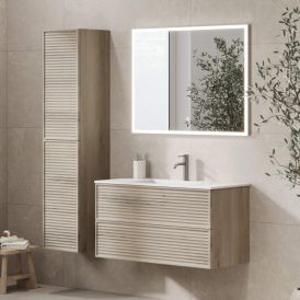 Baðskápur Klampenborg 100cm eik