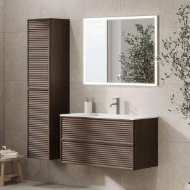 Baðskápur Klampenborg 100cm valhneta