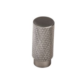Hnúður rifflaður Ø12mm matt nikkel