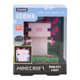 Borðlampi Minecraft Axolotl 13,5cm þráðlaus Paladone