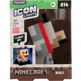 Borðlampi Minecraft Wolf 13,5cm þráðlaus Paladone