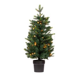 Gervijólatré í potti 60 LED 90x45cm Nordic Winter