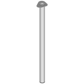 Borðfótur Ø60x800 mm Element-System grár