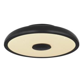Hátalarakúpull LED 18W Raffy 3000-6500K RGB Ø28cm svartur