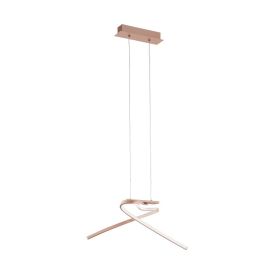 Hangandi loftljós LED Palozza 2x11W 70,5cm rósgull Eglo