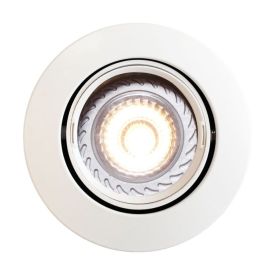 Innfeldur kastari GU10 Mixit Pro hvítur dimmanlegur Ø8,5 cm