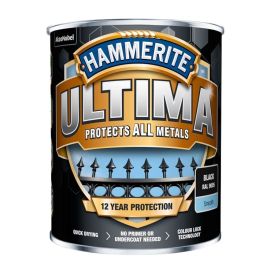Járnmálning Hammerite Ultima hálfmött 0,75L svört