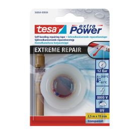 Sílikonlímband 19mm x 2,5m Tesa Extra Power Extreme hvítt