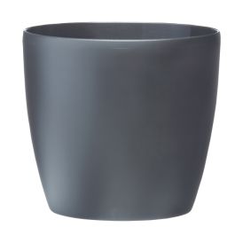Blómapottur Brussels Round Ø16cm dökkgrár