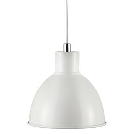 Hangandi ljós Pop E27 hvítt Ø21,5 cm