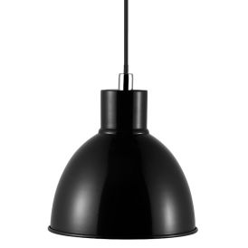 Hangandi ljós E27 Pop svart Ø21,5 cm