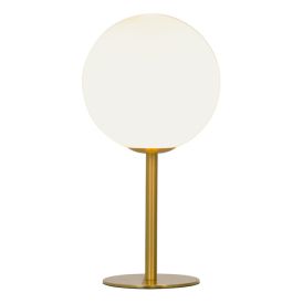 Borðlampi G9 Molekyl 25W 27cm Aneta messing/hvítur