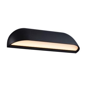 Veggljós LED Front 26 svart 26 cm
