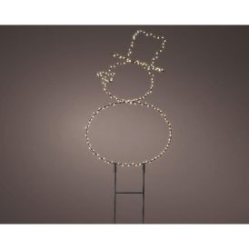 Snjókarl LED 47cm Lumineo málmur