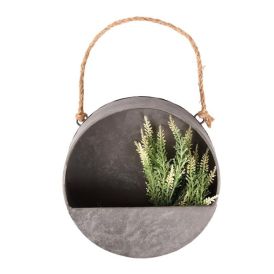 Vegg blómapottur Ø20cm Esschert Design sinkhúðað