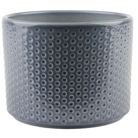 Blómapottur Spots Ø14cm Scan-Pot gráblár