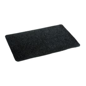 Dyramotta 80x50cm Rib Line Sprint dökkgrá
