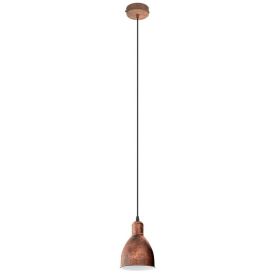 Hangandi ljós E27 Priddy 1 Ø15,5 cm