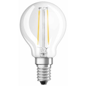 Ljósapera LED E14 2700K Osram 2,5W Ø45 mm